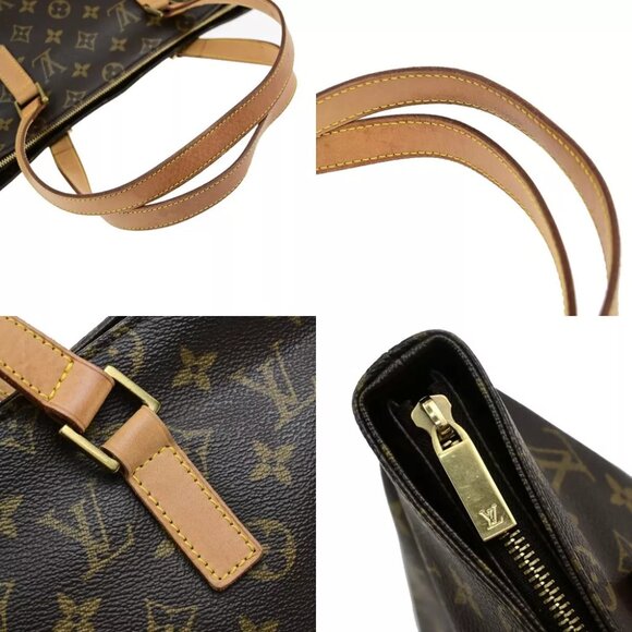 LOUIS VUITTON Cabas Piano Shoulder Bag Monogram Leather Brown M51148 78ED700 - Picture 14 of 14